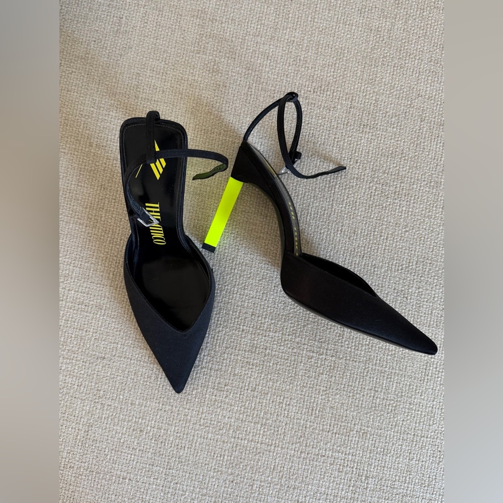 The Attico Black Pointed Heels - Picture 3 of 8